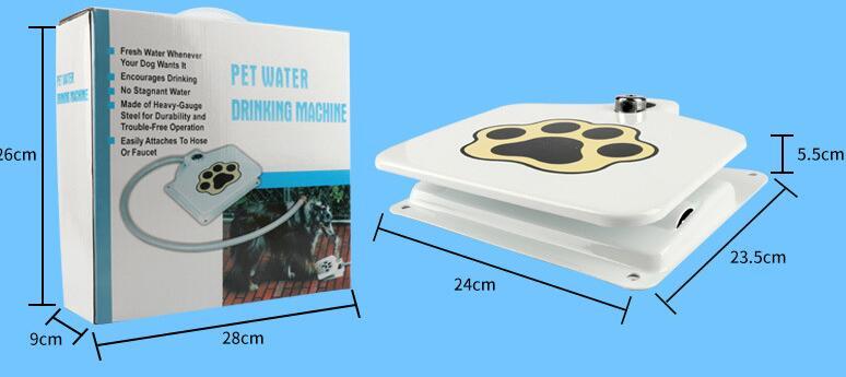 Wasserbrunnen für Hunde im Freien