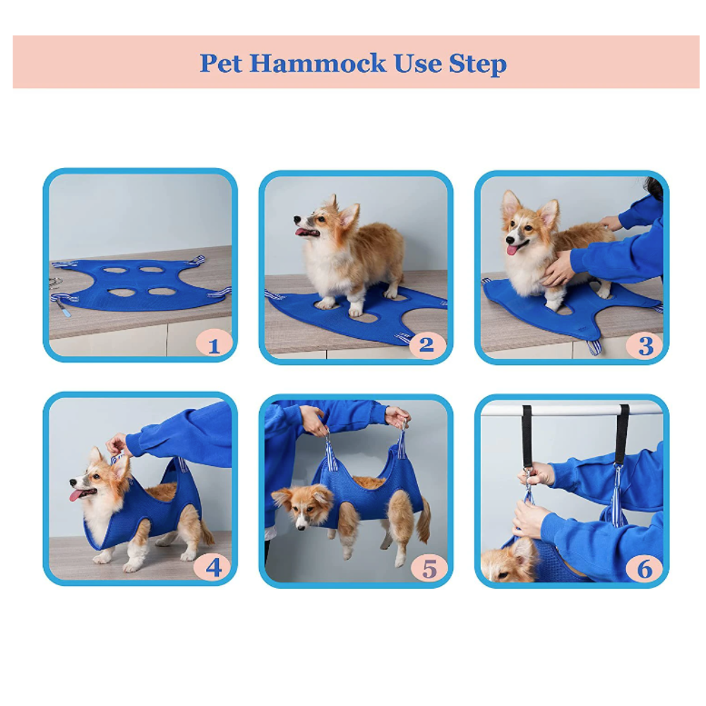 Katzenpflege-Fesseltasche mit Hängematte