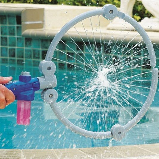 Faltbarer Reinigungsschlauch mit einem Schlüssel zum Baden von Haustieren